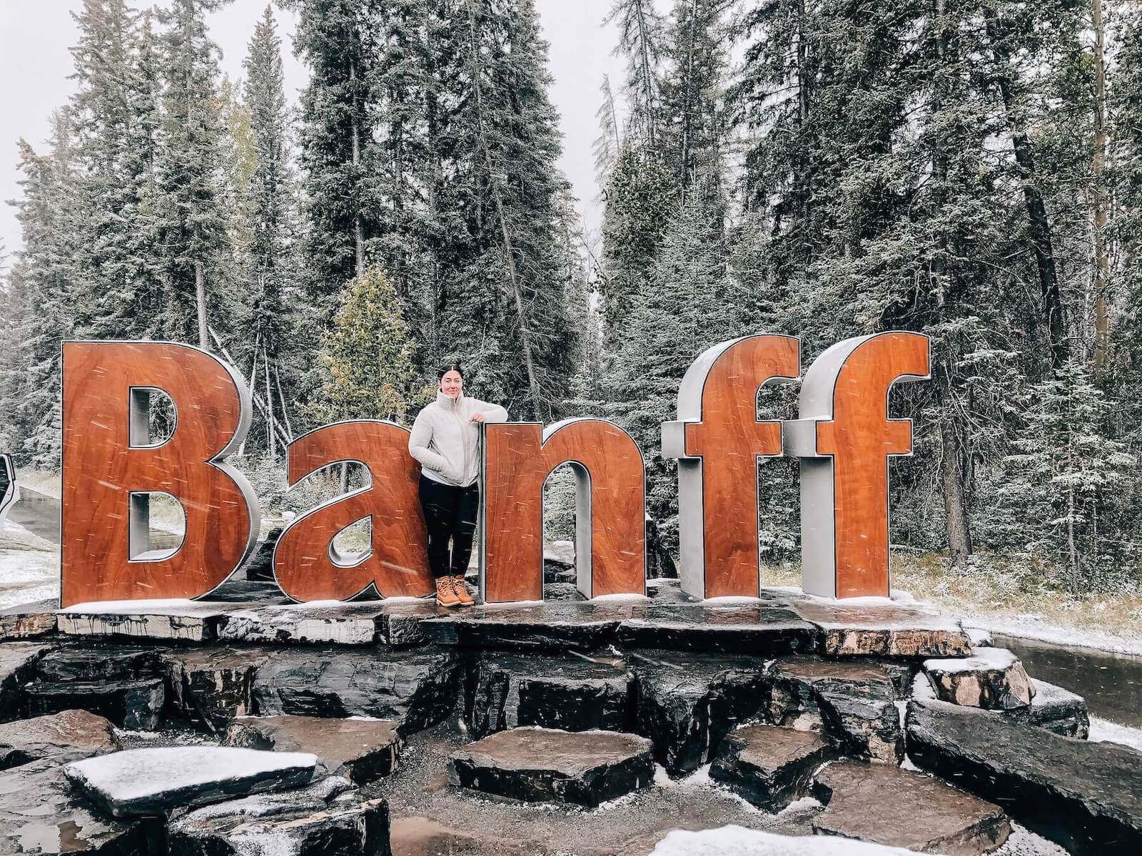 Ashley Jones in Banff, Canada